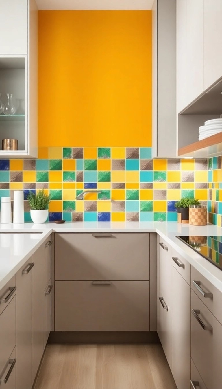 14 Creative Kitchen Layouts That Will Make You Rethink Your Space! - 13. Bold Backsplashes to Make a Statement