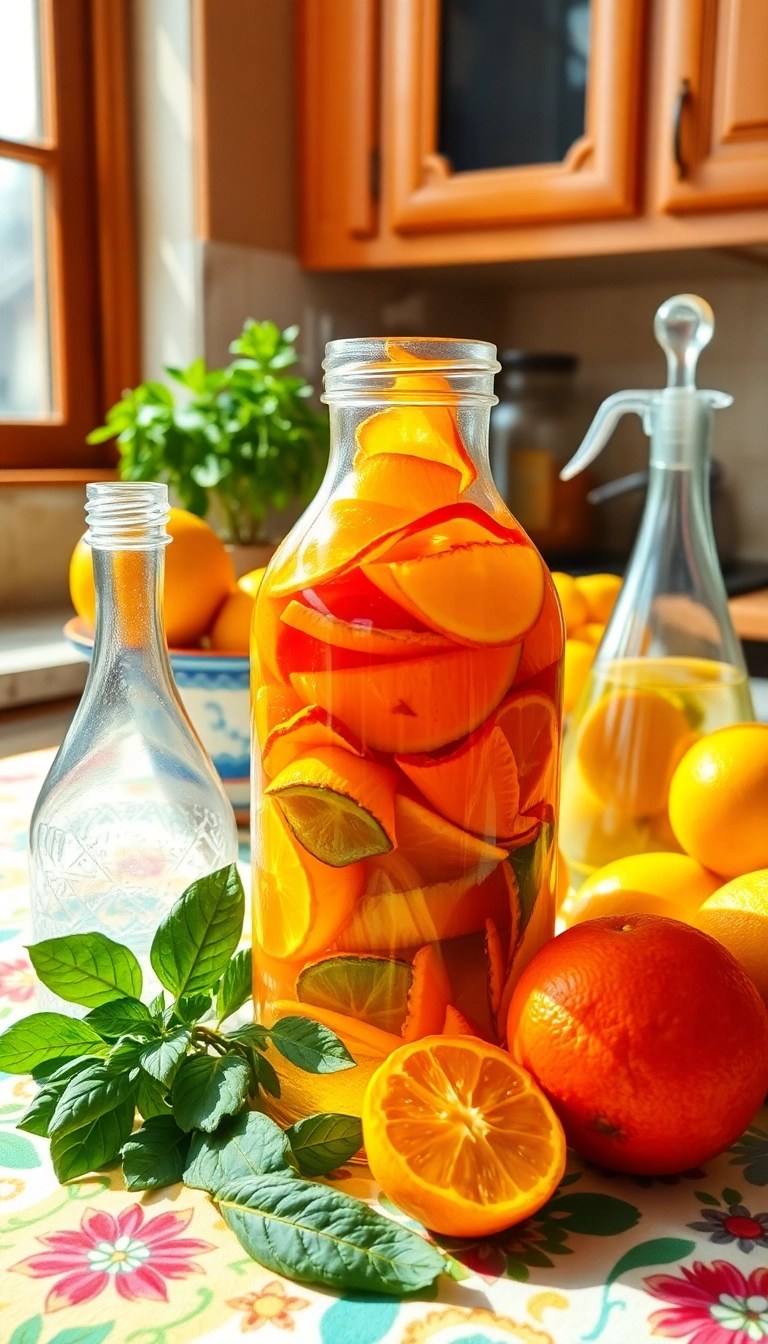 14 DIY Hacks to Repel Insects from Your Home (You Can Make #6 Today!) - 2. Citrus and Vinegar Repellent