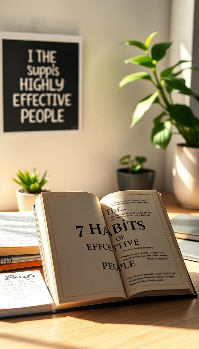 14 Goal Setting Books with Proven Strategies for Achievement (Your Journey Starts with #5!) - 1. 'The 7 Habits of Highly Effective People' by Stephen R. Covey