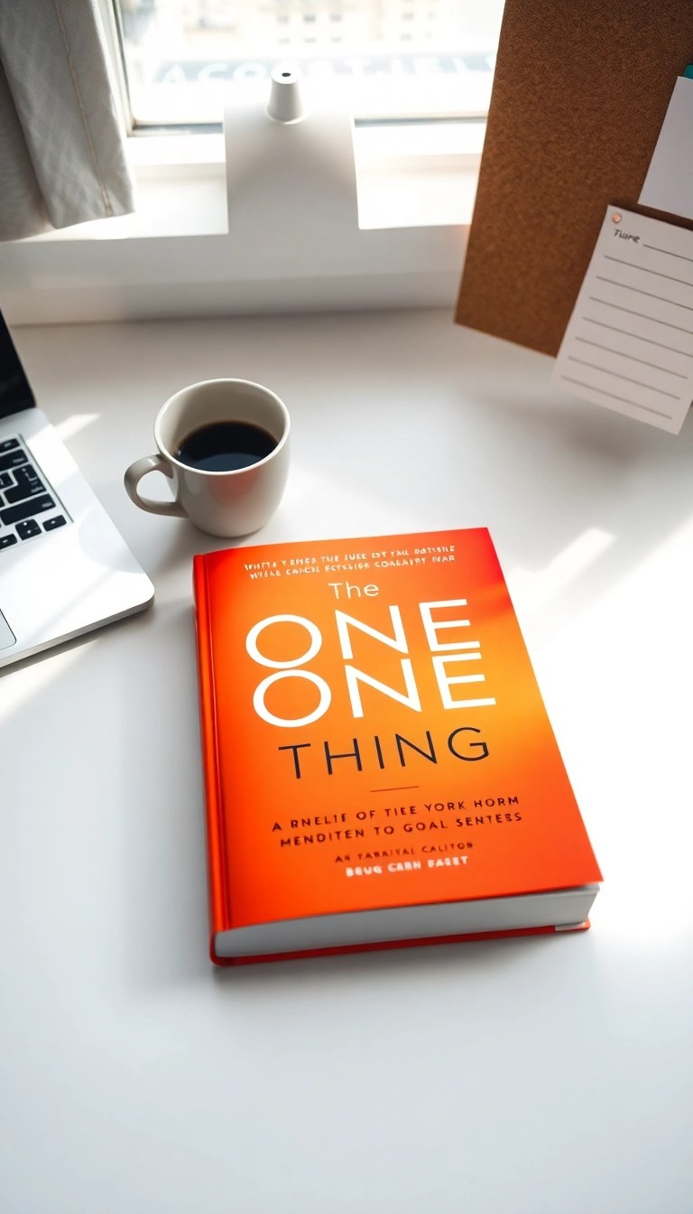 14 Goal Setting Books with Proven Strategies for Achievement (Your Journey Starts with #5!) - 4. 'The ONE Thing' by Gary Keller and Jay Papasan