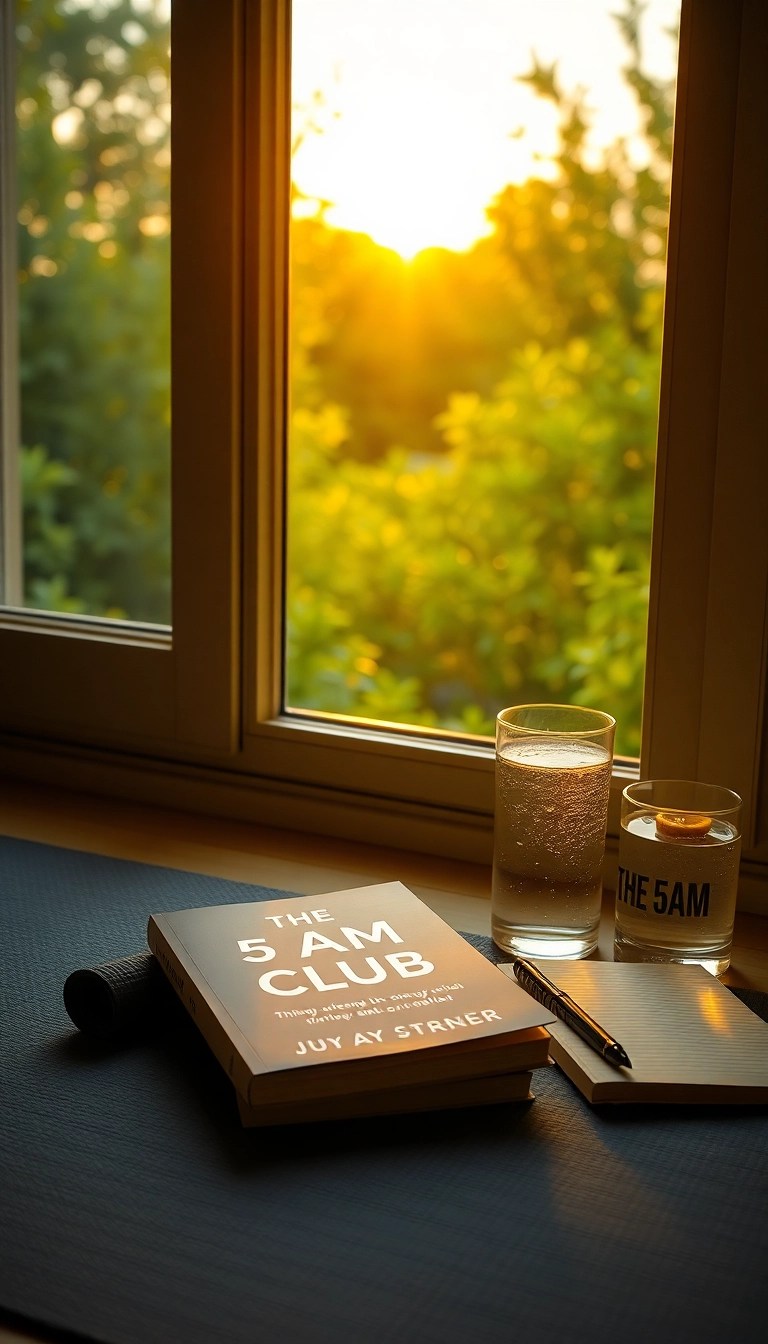 14 Goal Setting Books with Proven Strategies for Achievement (Your Journey Starts with #5!) - 8. 'The 5 AM Club' by Robin Sharma