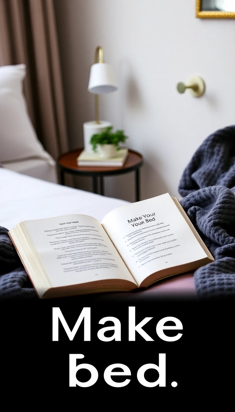 14 Goal Setting Books with Proven Strategies for Achievement (Your Journey Starts with #5!) - 9. 'Make Your Bed' by Admiral William H. McRaven