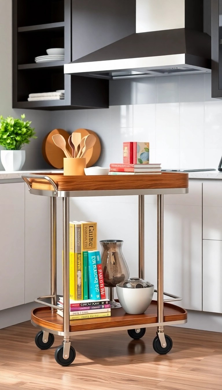 14 Kitchen Organization Hacks That Will Change Your Life! - 7. Rolling Carts