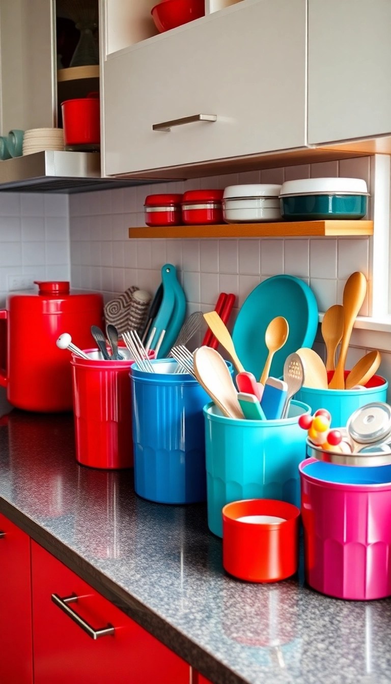 14 Kitchen Organization Hacks That Will Change Your Life! - 9. Color-Coded Containers