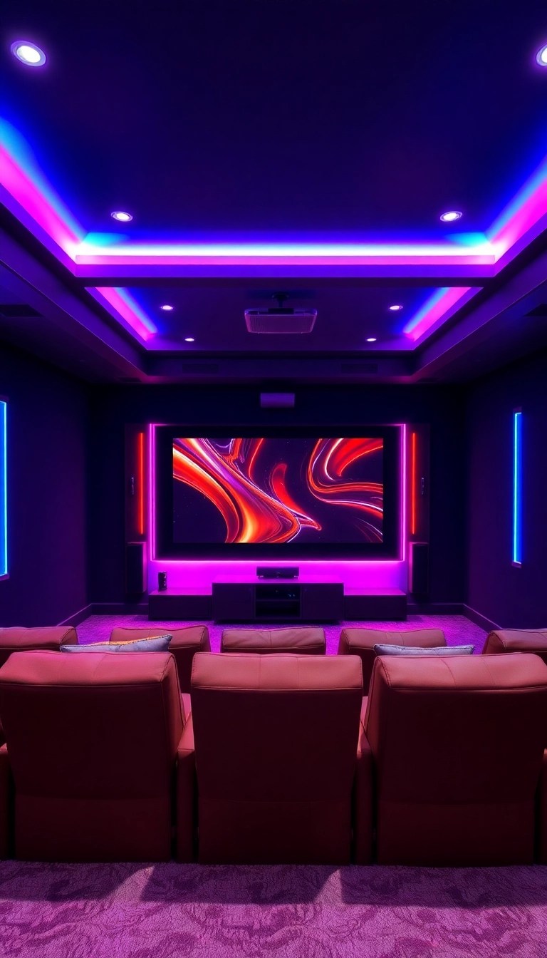 14 Unique Indoor Light Fixtures That Will Leave Your Guests in Awe! - 13. Color-Changing Fixtures