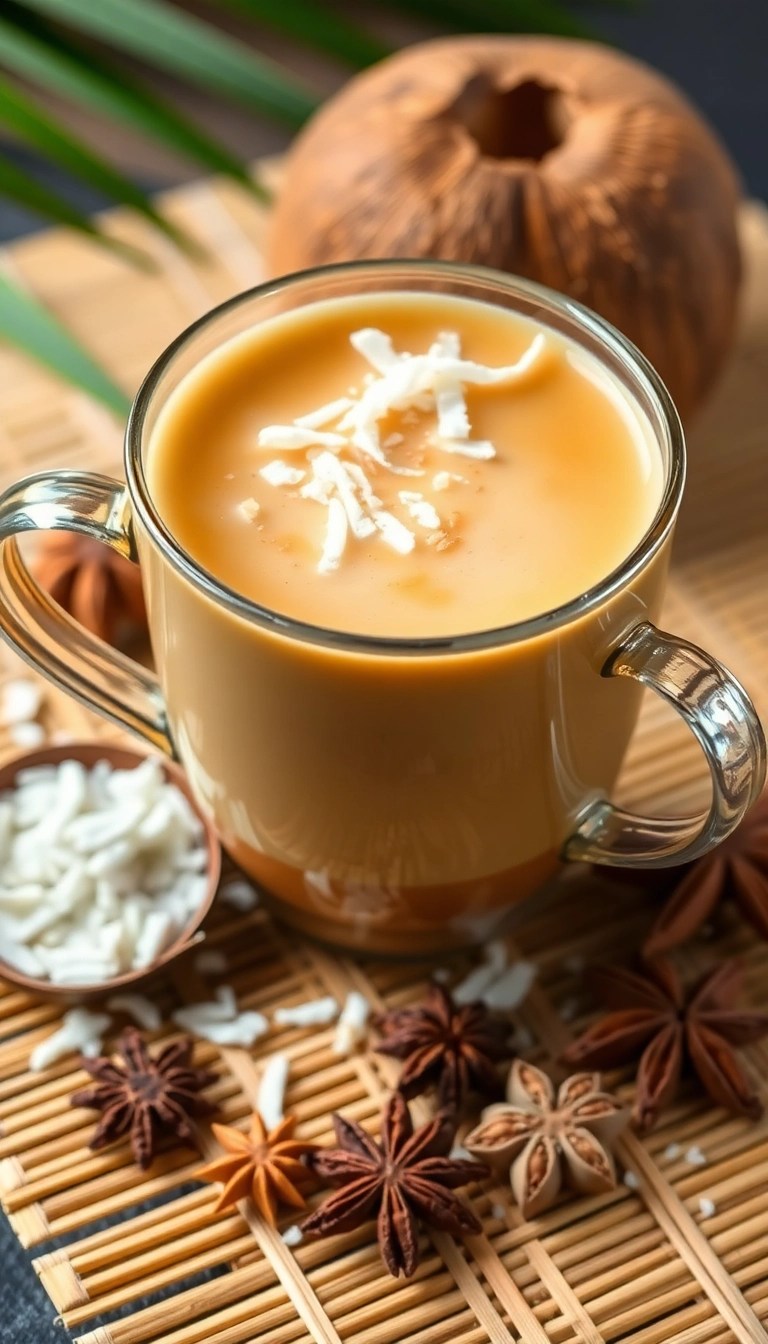 15 Healthy Non-Alcoholic Drinks for Winter That Taste Like a Warm Hug! - 8. Coconut Chai Tea