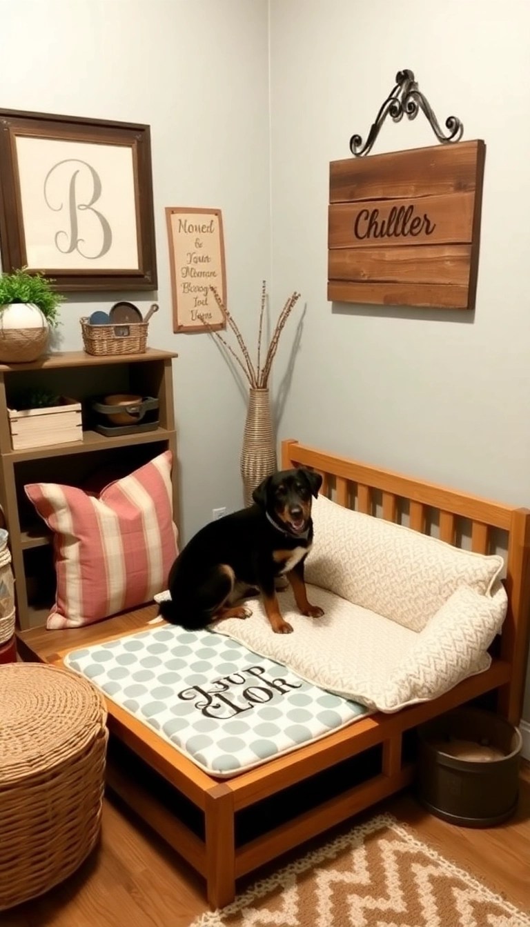 15 Stunning Pet Area Designs That'll Have Your Friends Asking for Your Secrets! - 11. Personalized Pet Decor