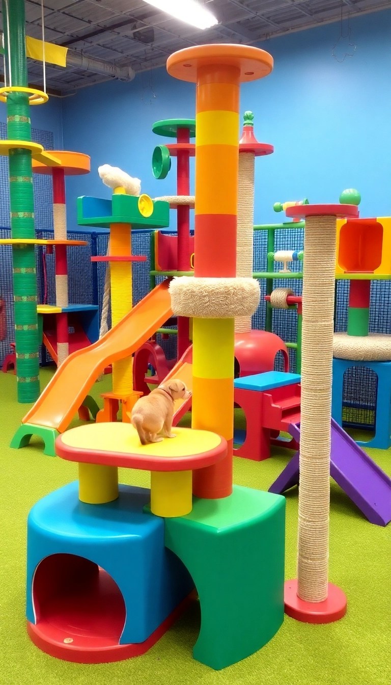 15 Stunning Pet Area Designs That'll Have Your Friends Asking for Your Secrets! - 9. Indoor Pet Playground