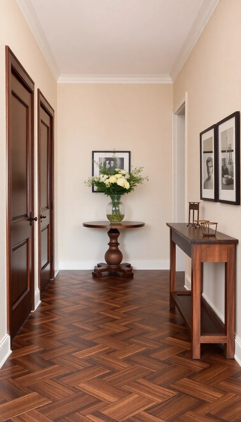 16 Rustic Home Floor Ideas That'll Bring the Farmhouse Charm to Your Home (#5 Is Pure Magic!) - 11. Herringbone Pattern Flooring