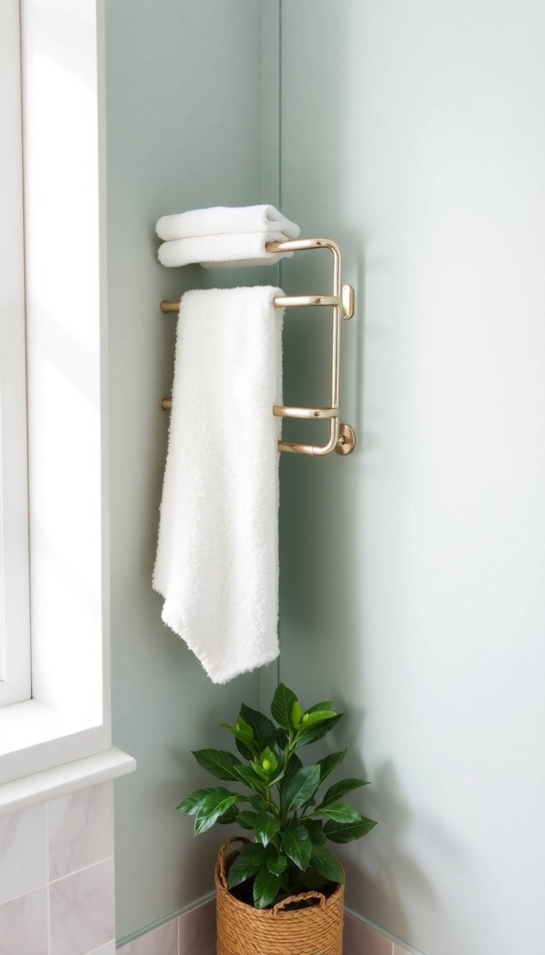 18 Ingenious Bathroom Organization Tips You Wish You Knew Sooner! - 10. Stylish Towel Racks