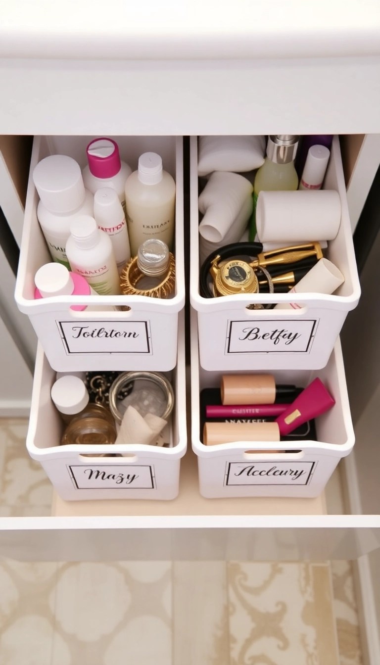 18 Ingenious Bathroom Organization Tips You Wish You Knew Sooner! - 15. Label Everything