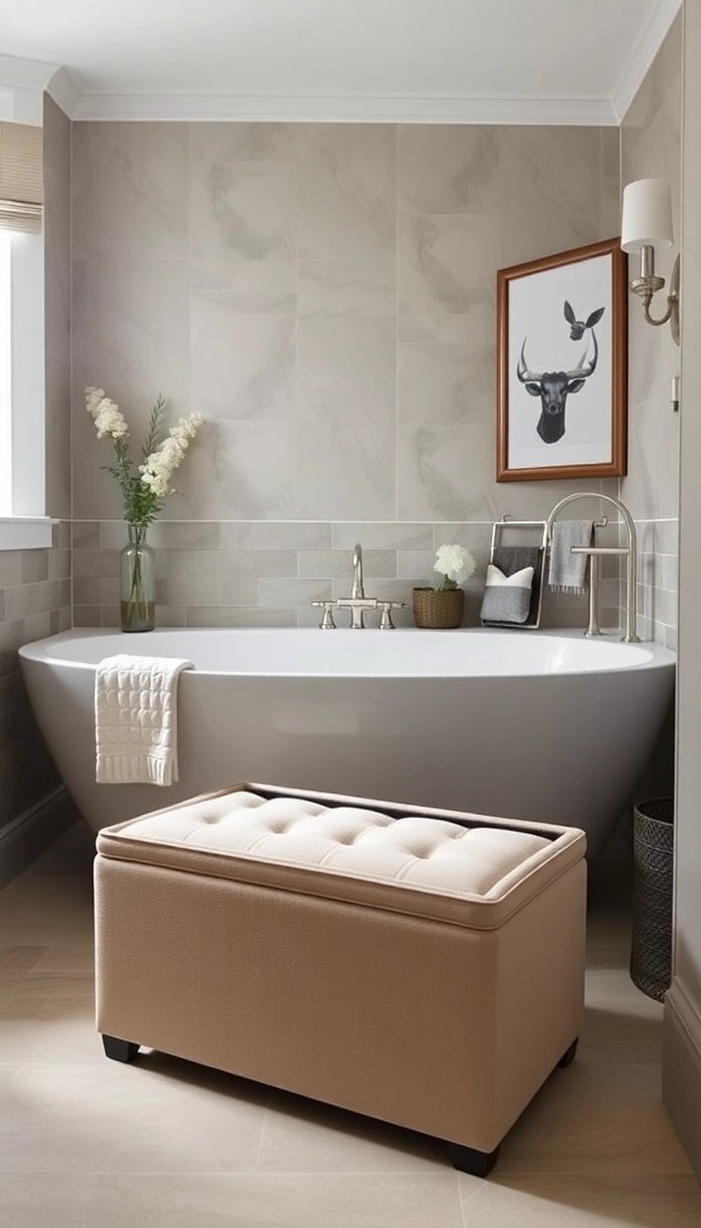 18 Ingenious Bathroom Organization Tips You Wish You Knew Sooner! - 16. Use Multi-Functional Furniture