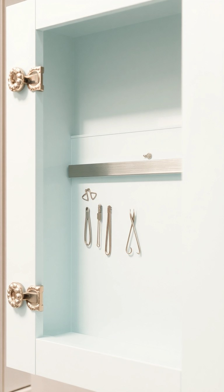 18 Ingenious Bathroom Organization Tips You Wish You Knew Sooner! - 2. Magnetic Strips for Small Items