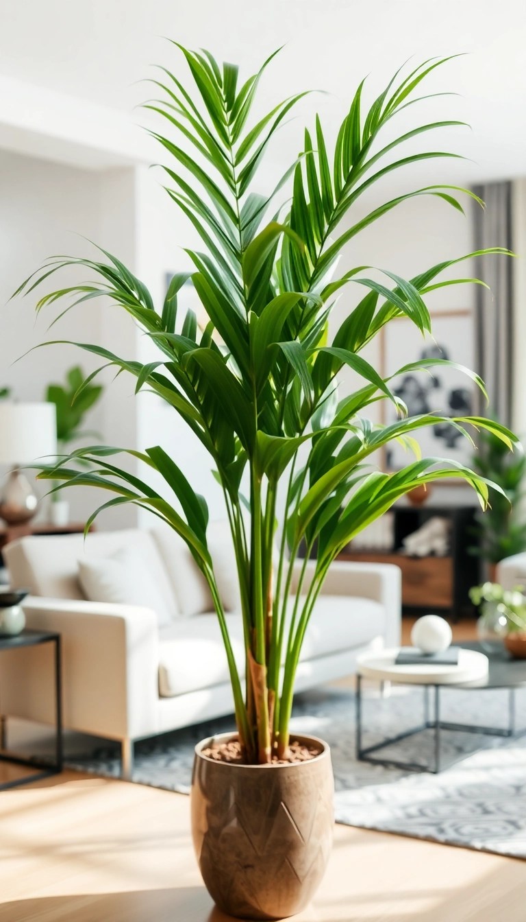 22 Low-Maintenance Indoor Plants That Will Purify Your Air (You’ll Love #11!) - 18. Lady Palm (Rhapis excelsa)