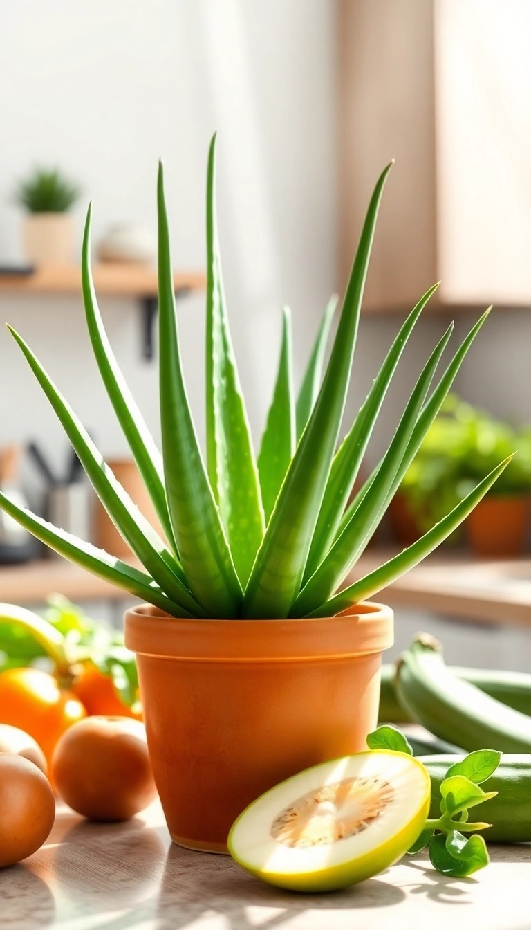 22 Low-Maintenance Indoor Plants That Will Purify Your Air (You’ll Love #11!) - 9. Aloe Vera (Aloe barbadensis miller)