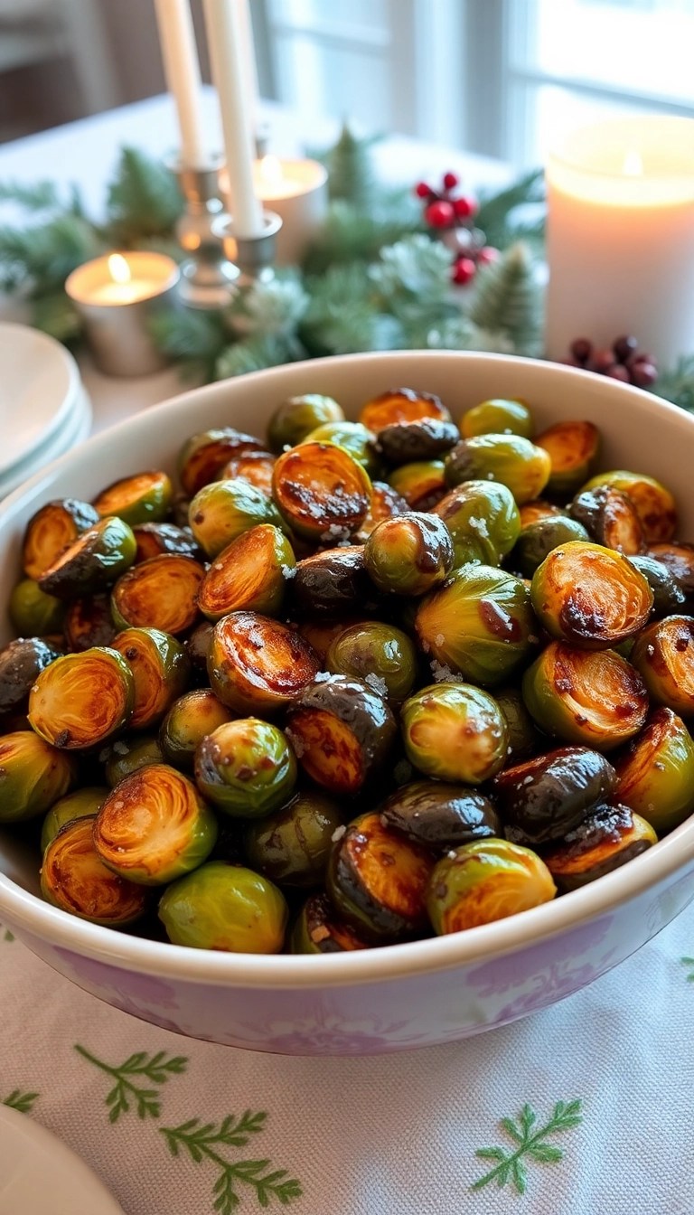 Christmas Food Ideas: 10 Festive Recipes That Will Make Your Holiday Merry! - 6. Roasted Brussels Sprouts with Balsamic Glaze