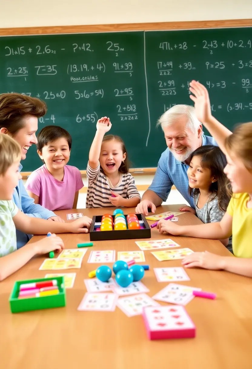 10 Mind-Blowing Games to Boost Your Child's Cognitive Skills at Home (You Won't Believe #5!) - 6. Math Bingo