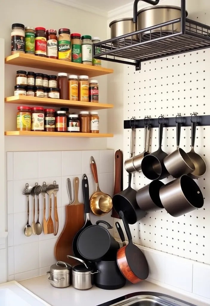 10 Small Apartment Kitchen Hacks That Will Change Your Cooking Game Forever! - 1. Utilize Vertical Space