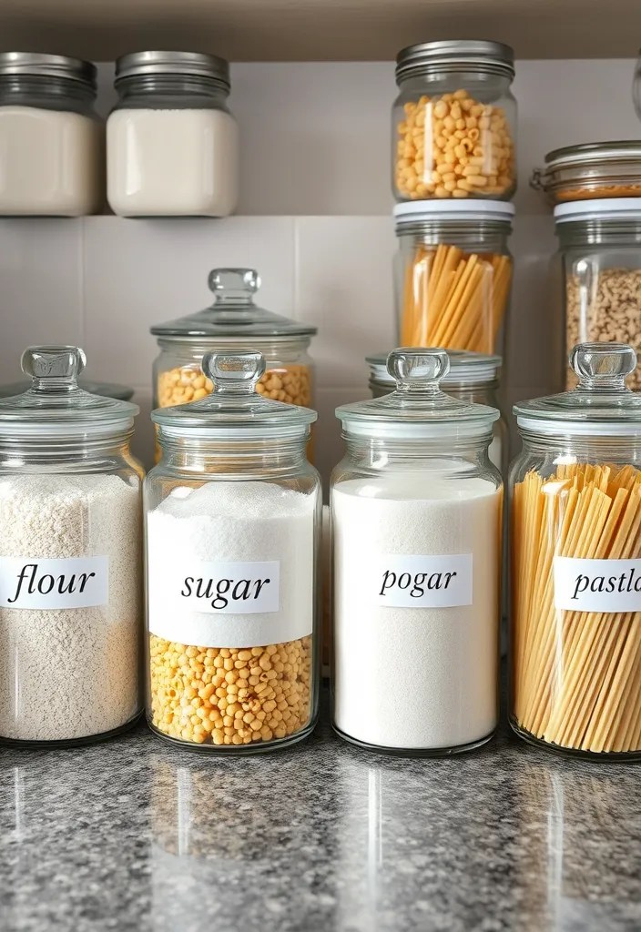 10 Small Apartment Kitchen Hacks That Will Change Your Cooking Game Forever! - 8. Use Clear Containers
