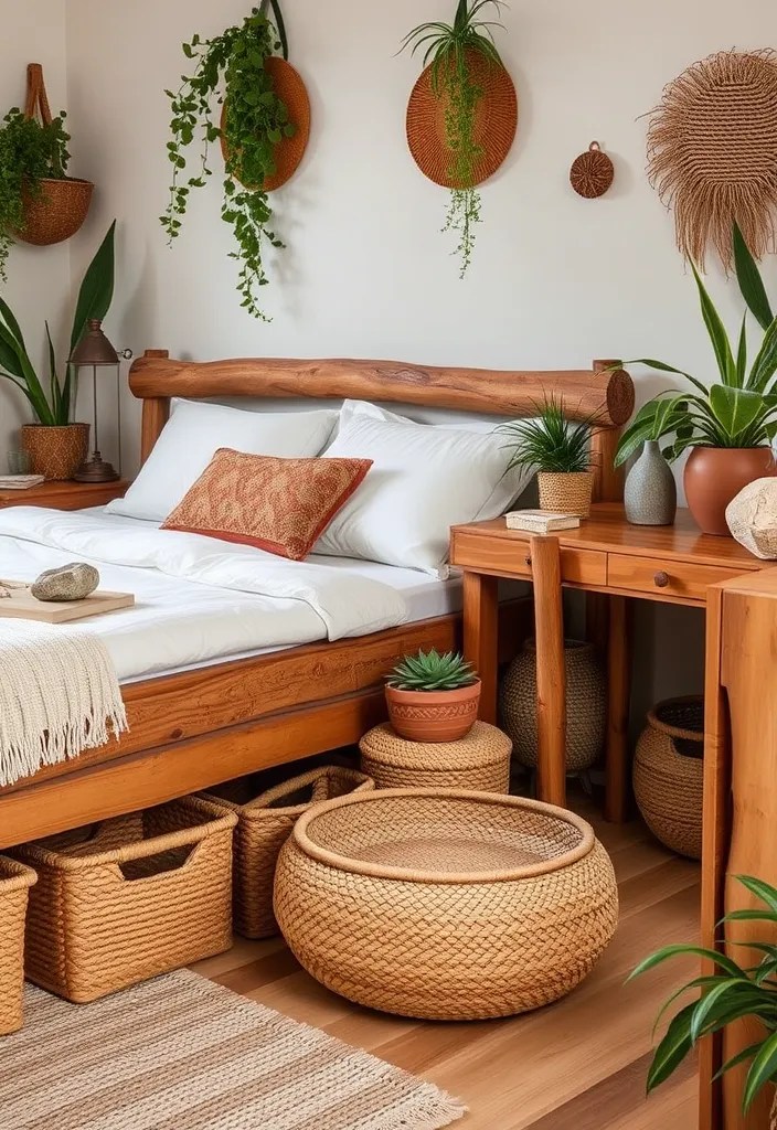 11 Boho Bedroom Refresh Ideas That Will Make Your Space Feel Like a Retreat! - 2. Embrace Natural Elements