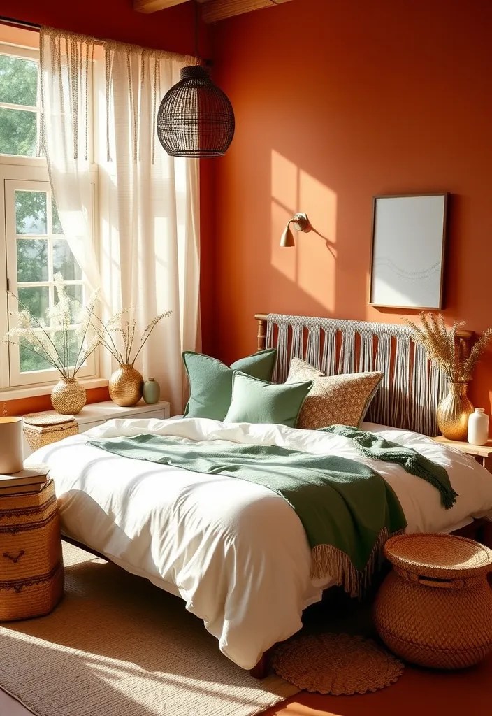 11 Boho Bedroom Refresh Ideas That Will Make Your Space Feel Like a Retreat! - 6. Use Earthy Color Palettes