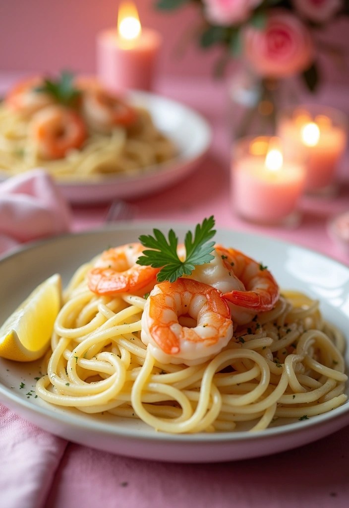 11 Delicious Dinner Recipes for a Girls Gathering This Galentine's Day! - 3. Garlic Butter Shrimp Pasta