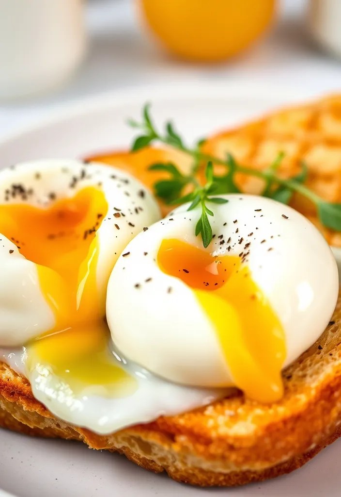 12 Healthy Egg Breakfast Recipes You Can Make in Under 15 Minutes! - 5. Classic Poached Eggs