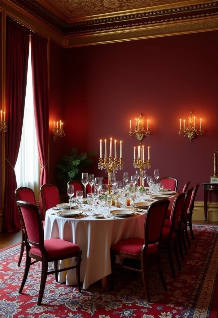 13 Color Psychology Secrets for Your Walls That Affect Your Skin (Number 5 Is Shocking!) - 13. Rich Burgundy: The Luxurious Touch