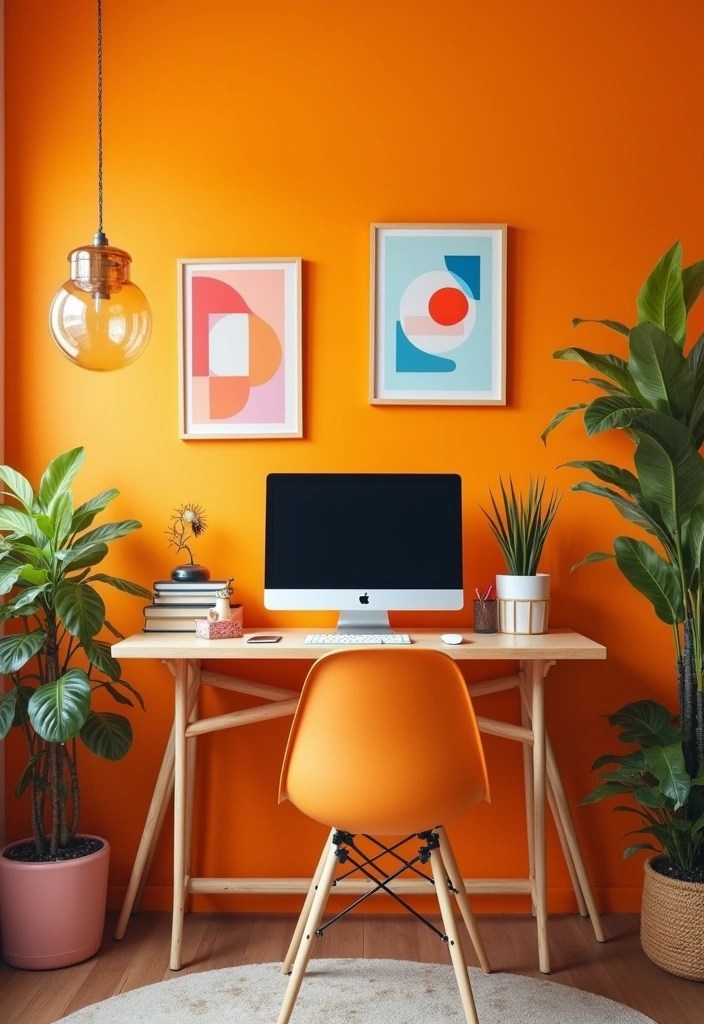 13 Color Psychology Secrets for Your Walls That Affect Your Skin (Number 5 Is Shocking!) - 7. Lively Orange: The Energizing Vibe