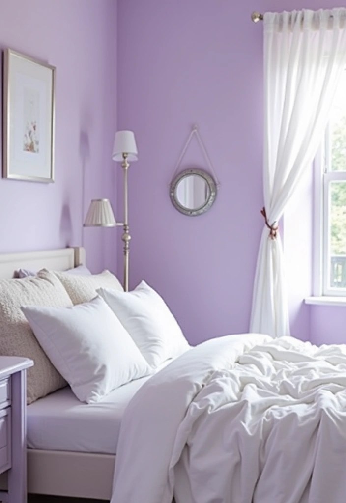 13 Color Psychology Secrets for Your Walls That Affect Your Skin (Number 5 Is Shocking!) - 8. Delicate Lavender: The Soothing Touch