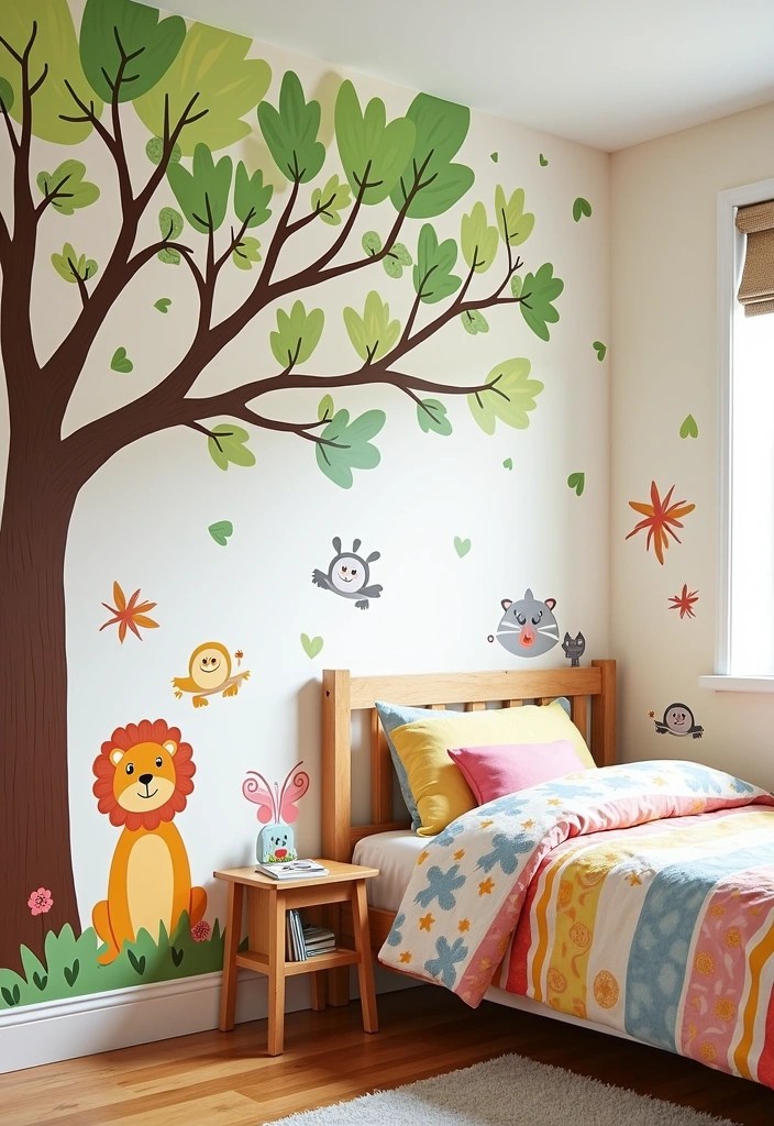 13 Imaginative Kids Friendly Home Design Ideas That Ensure Safety and Fun! - 3. Creative Wall Decals