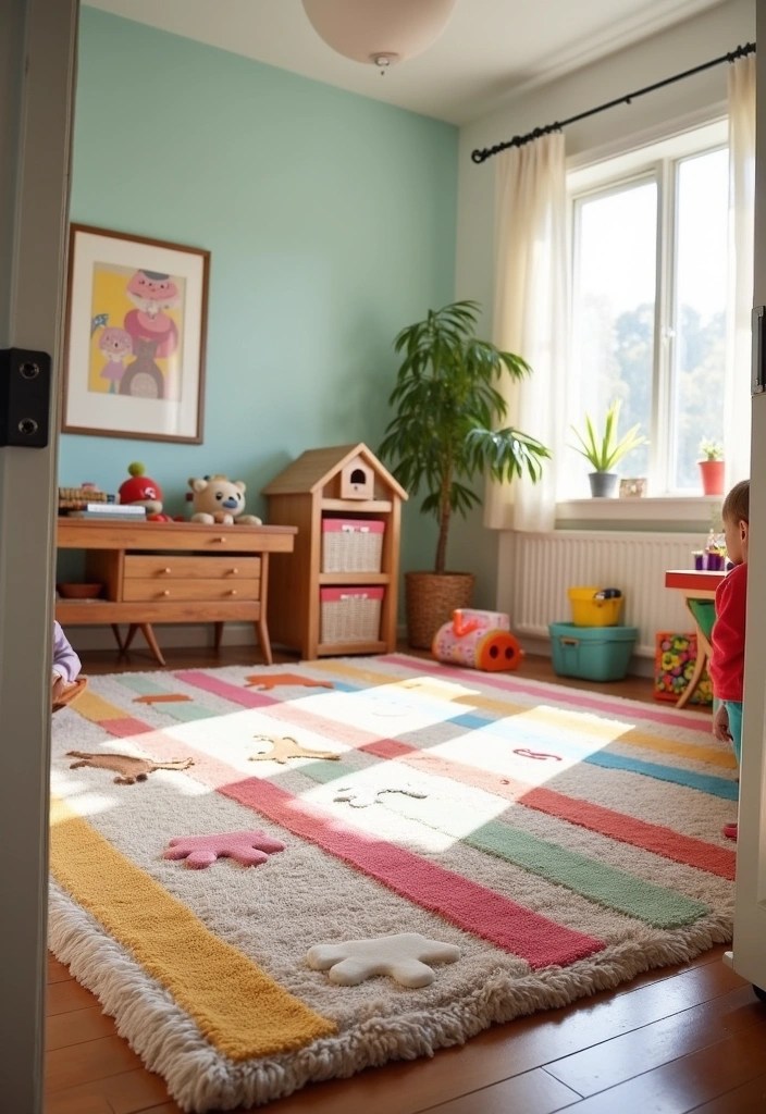 13 Imaginative Kids Friendly Home Design Ideas That Ensure Safety and Fun! - 7. Safety First Rugs