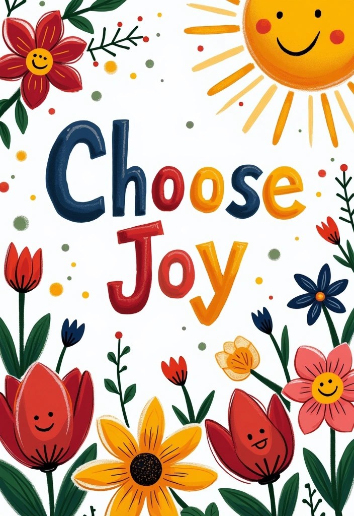 14 Inspirational Motivational Doodles That Are Pure Joy (You’ll Relate to #12!) - 9. Choose Joy