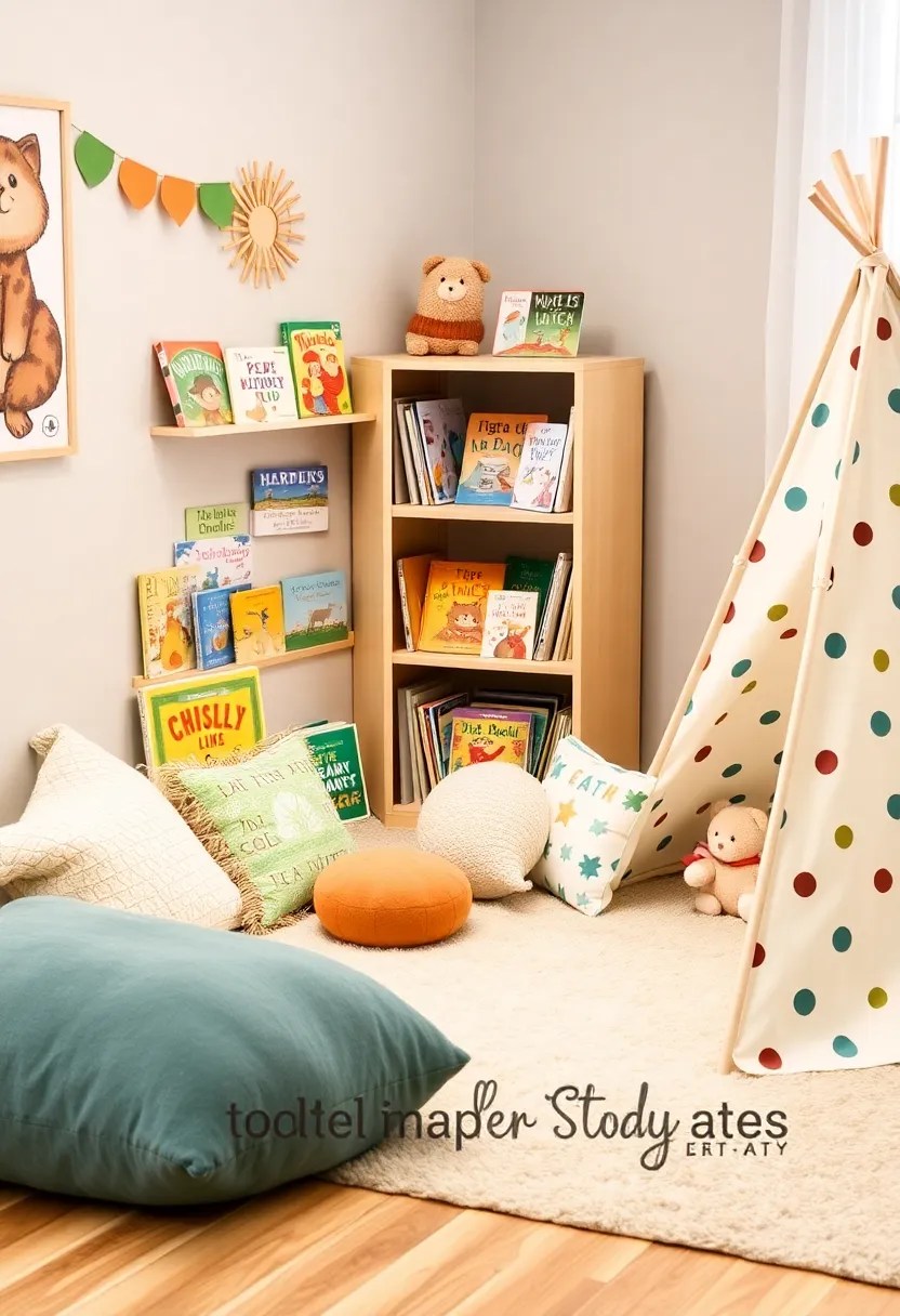 15 Playful Toddler Study Area Designs That Encourage Creativity (Don't Miss #3!) - 10. Cozy Reading Nook