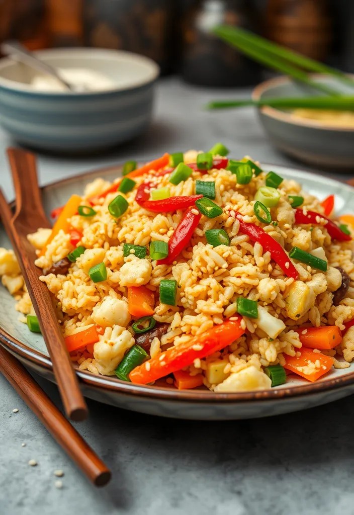 16 Healthy Dinner Ideas for Valentine's Day That Are Light Yet Romantic! - 5. Cauliflower Rice Stir-Fry
