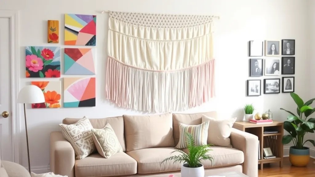 21 DIY Wall Art Projects for Your Living Room That Are Budget-Friendly and Beautiful!