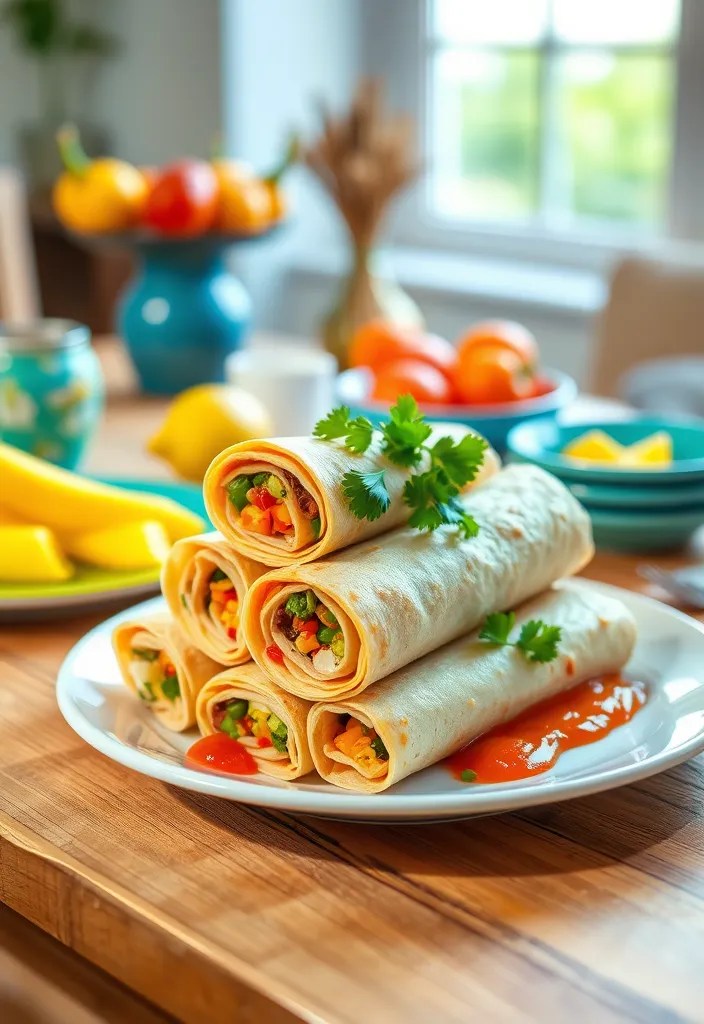 8 Portable Quick Breakfast Recipes Perfect for On-the-Go Days! - 2. Breakfast Burritos