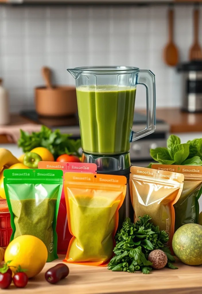 8 Portable Quick Breakfast Recipes Perfect for On-the-Go Days! - 3. Smoothie Packs