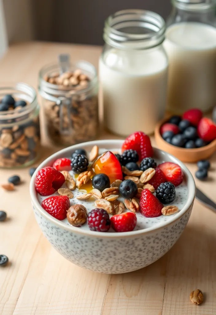 8 Portable Quick Breakfast Recipes Perfect for On-the-Go Days! - 7. Chia Seed Pudding