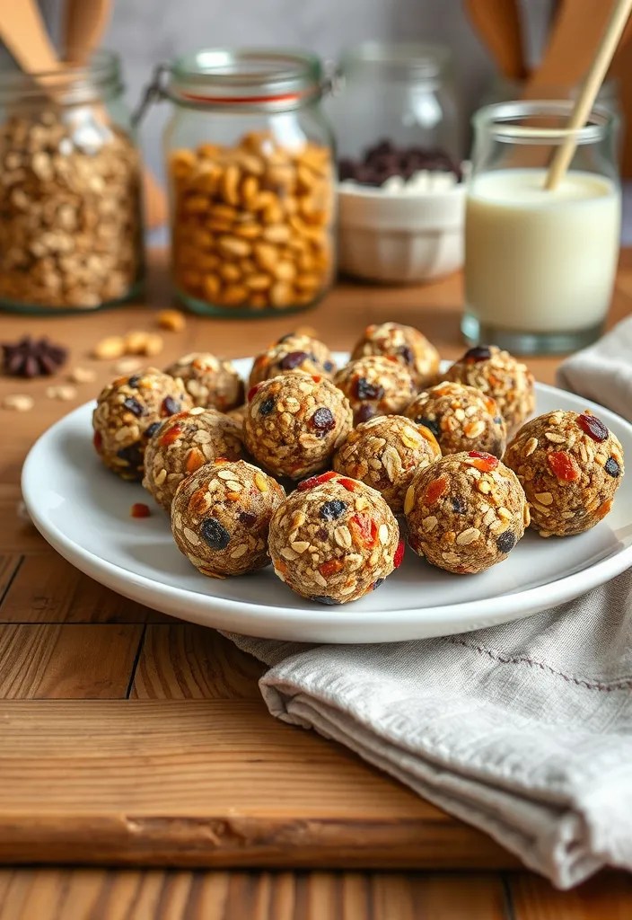 8 Portable Quick Breakfast Recipes Perfect for On-the-Go Days! - 8. Energy Bites