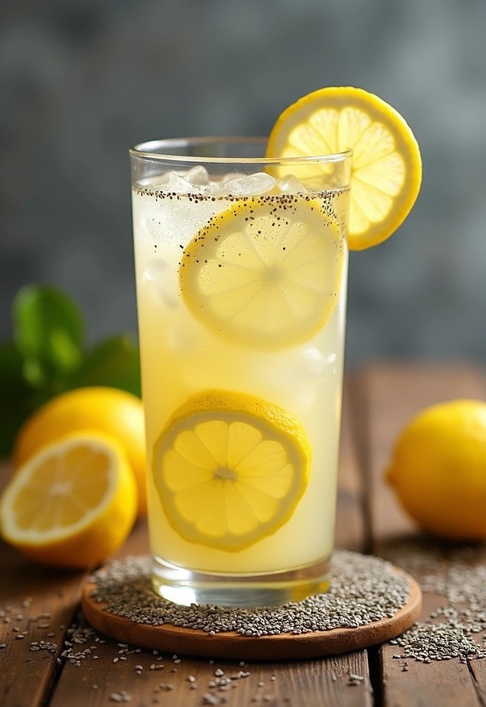 10 Surprising Non-Alcoholic Alternatives That Will Elevate Your Wellness Game! - 4. Chia Seed Lemonade