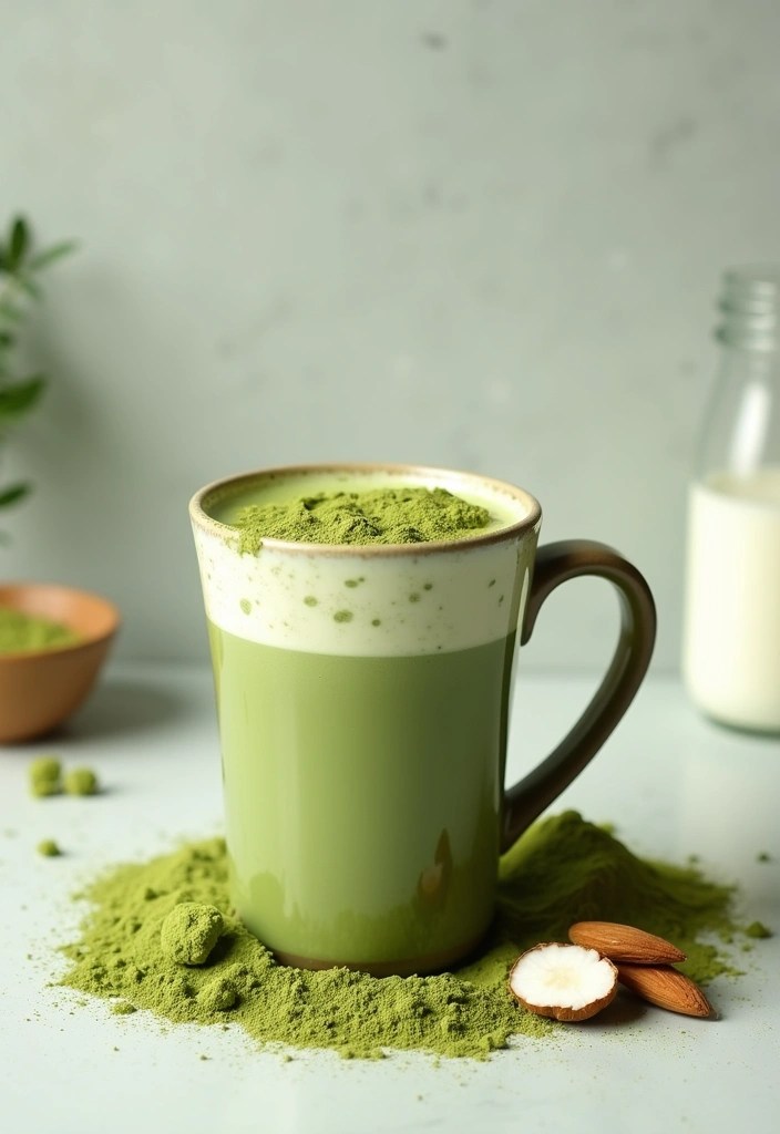 10 Surprising Non-Alcoholic Alternatives That Will Elevate Your Wellness Game! - 6. Matcha Green Tea Latte