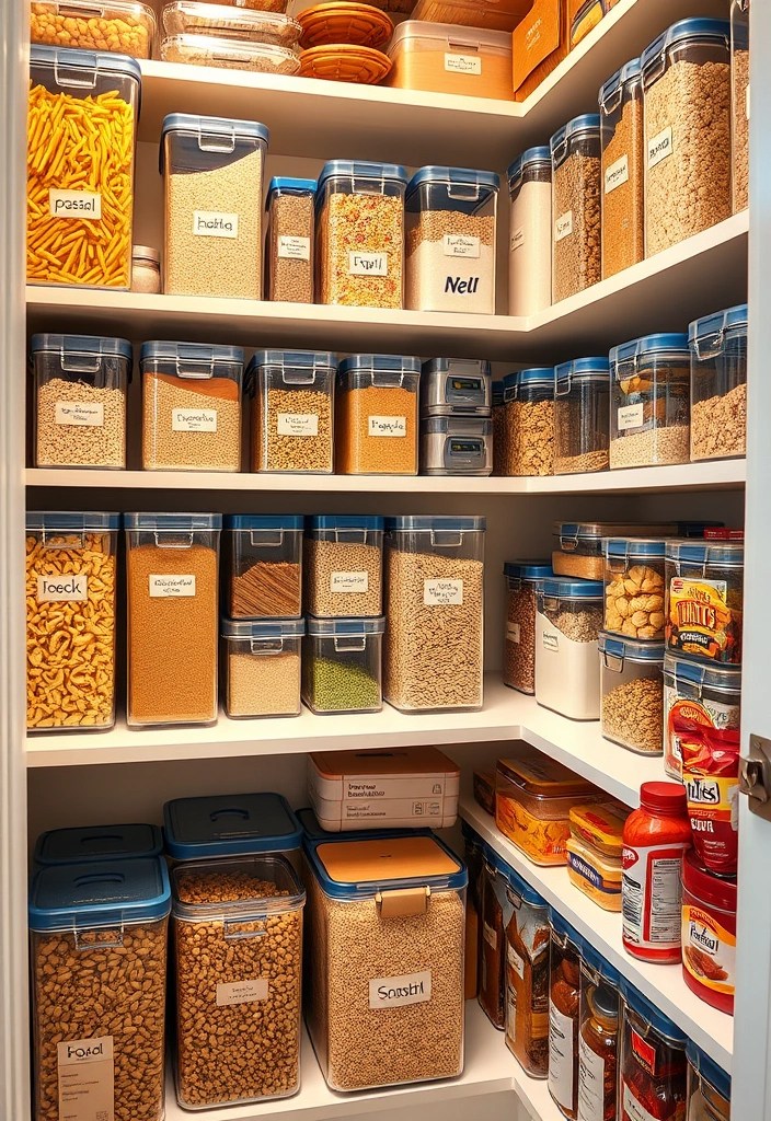 11 Brilliant Kitchen Management Hacks to Restrict Mess (You Won't Believe #6!) - 1. Use Clear Containers for Pantry Organization