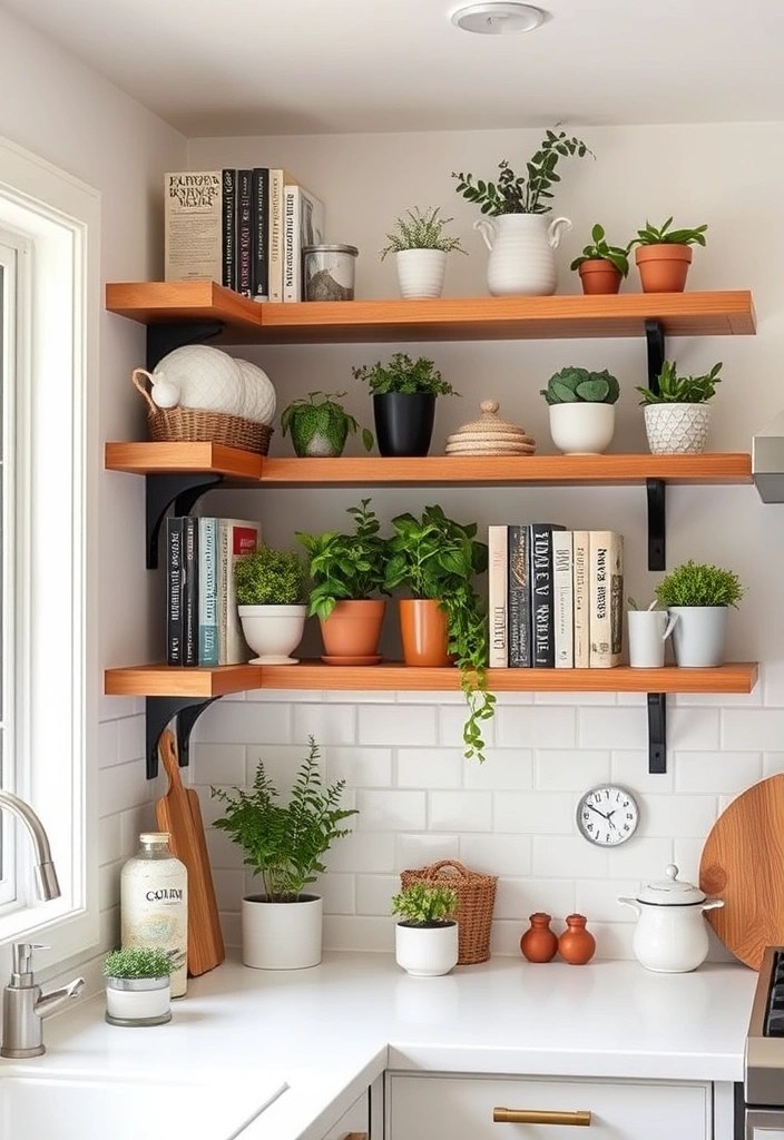 11 Brilliant Kitchen Management Hacks to Restrict Mess (You Won't Believe #6!) - 4. Utilize Vertical Space with Shelving