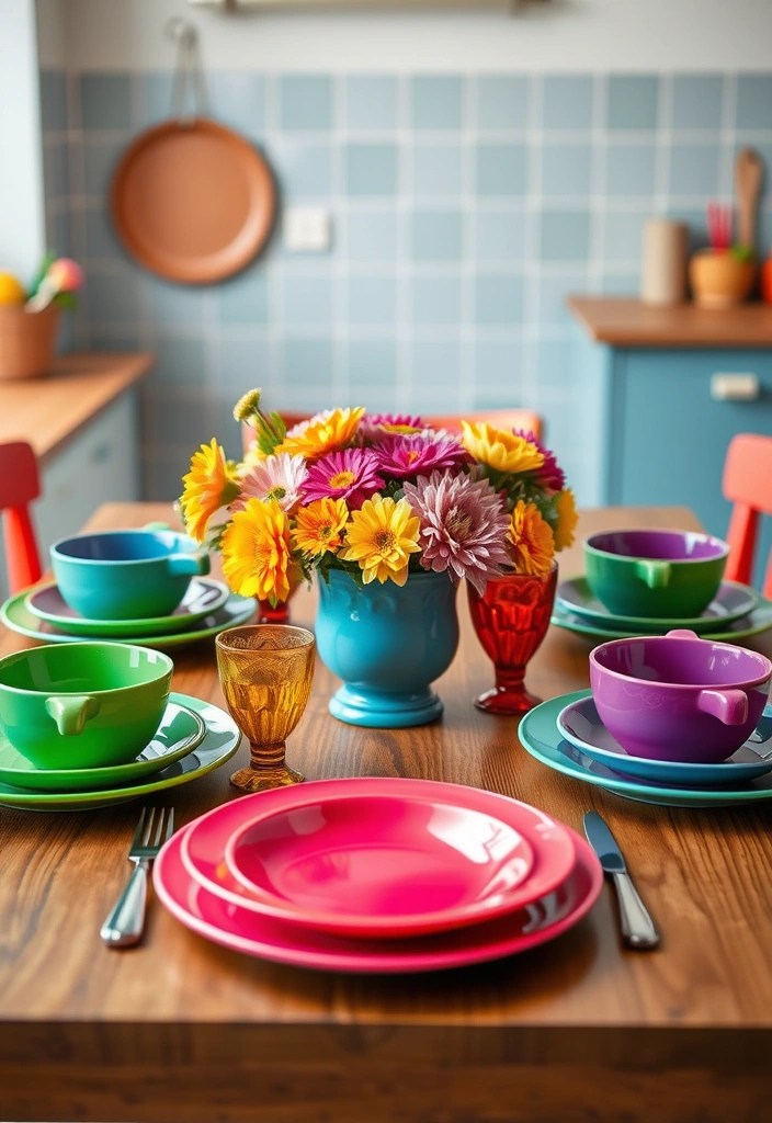 11 Brilliant Kitchen Management Hacks to Restrict Mess (You Won't Believe #6!) - 5. Color-Coded Dishware