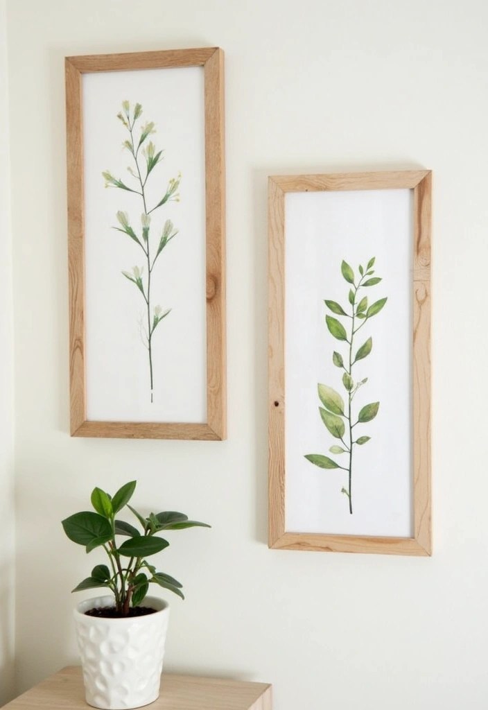 12 Eco-Friendly Kids Room Wall Decoration Ideas That Are Adorable and Sustainable (Don't Miss #6!) - 5. Botanical Prints