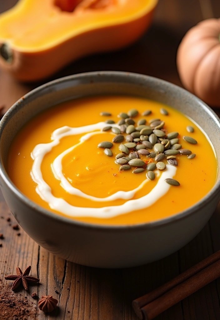 12 Low-Calorie Soup Recipes You Can Make in Under 30 Minutes (Healthy and Delicious!) - 6. Butternut Squash Soup