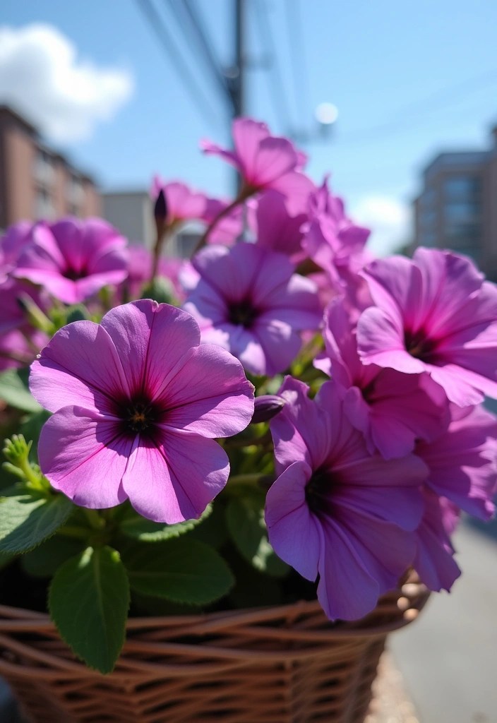 12 Stunning Low Maintenance Flowers Perfect for Urban Balconies (Transform Your Space!) - 1. Petunias