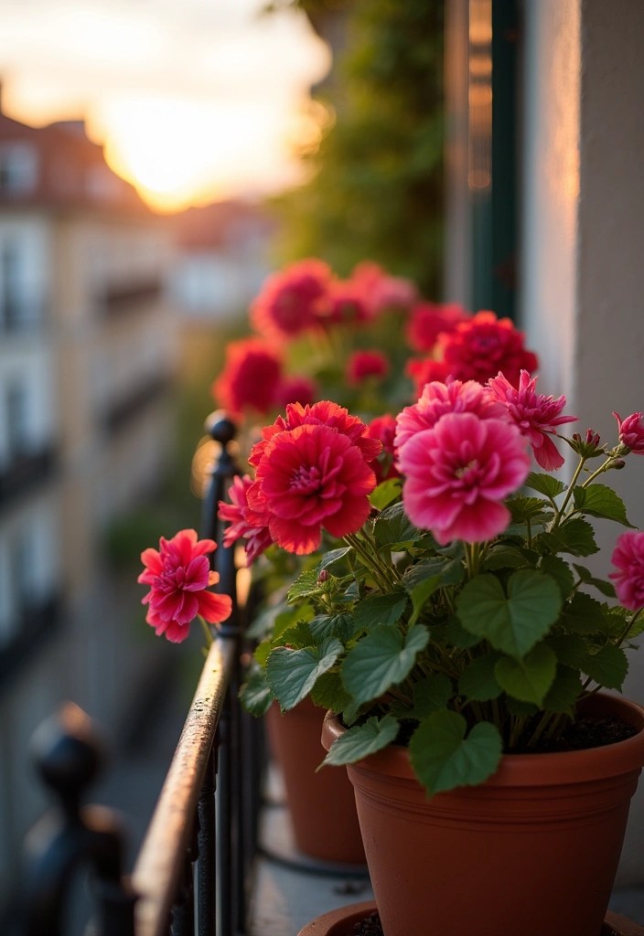 12 Stunning Low Maintenance Flowers Perfect for Urban Balconies (Transform Your Space!) - 3. Geraniums