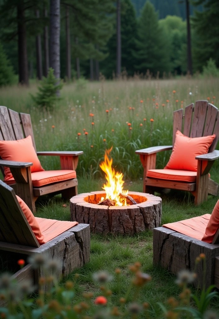 12 Stunning Outdoor Chairs That Will Transform Your Patio into a Relaxation Paradise! - 9. Rustic Tree Stump Chairs